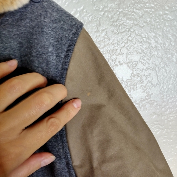 Frauenschuh rabbit fur men's parka Full Zip Winter jacket Sz L - Picture 9 of 15